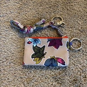 Vera Bradley Lighten Up Zip ID and Lanyard